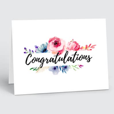 Congratulations - Paper Seed Card