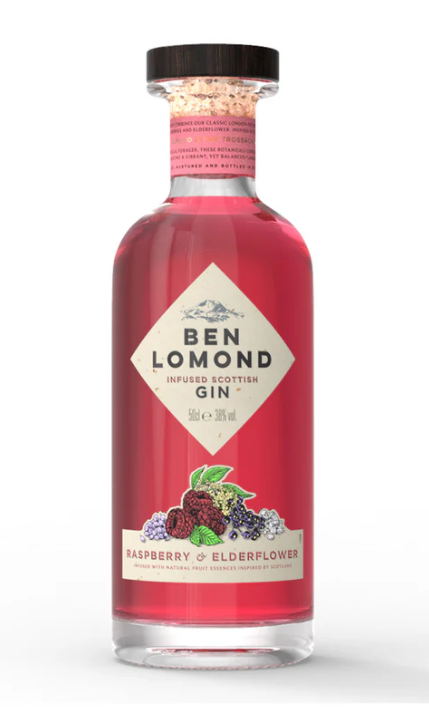 Ben Lomond Gin with Raspberry & Elderflower