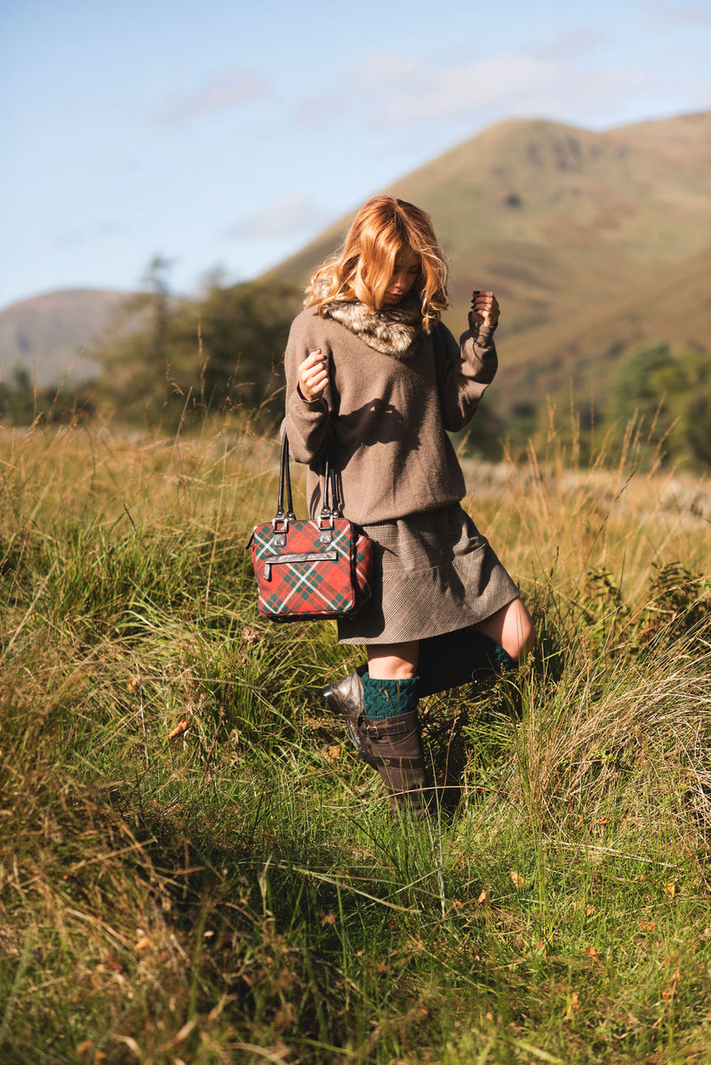 Sheila Bag in MacGregor Tweed & Leather