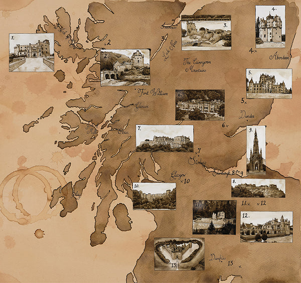 Illustrated Treasury of Scottish Castle Legends
