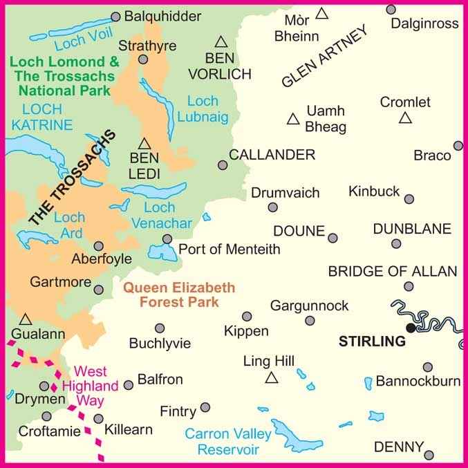 Landranger Map:  Stirling and The Trossachs 57 - Luss General Store