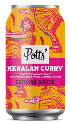 Potts Keralan Curry Cooking Sauce in a Can