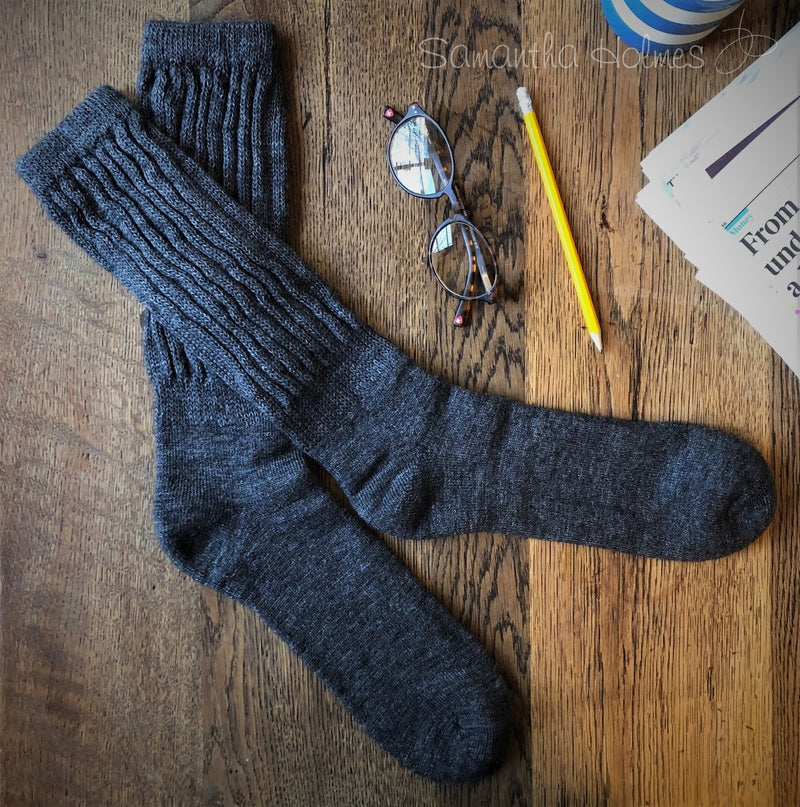 Alpaca Rib Socks