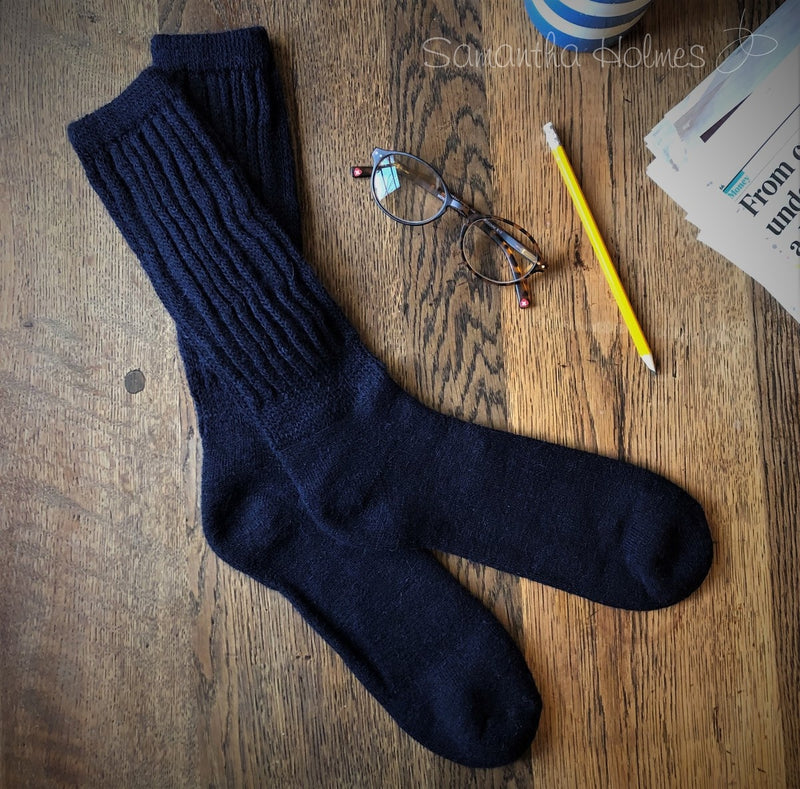 Alpaca Rib Socks