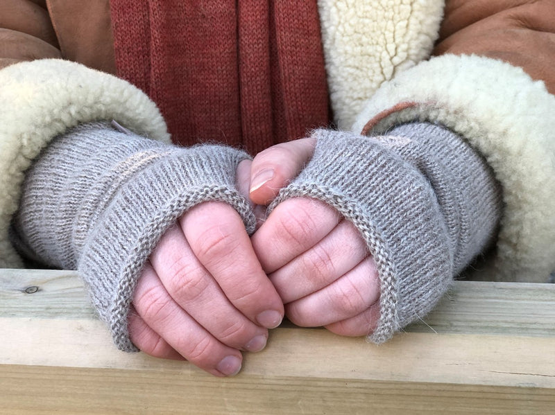 Long Alpaca Mittens