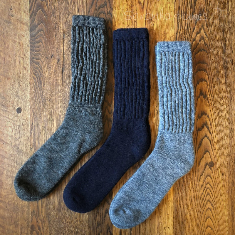 Alpaca Rib Socks