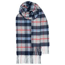 Douglas Navy Cashmere Scarf