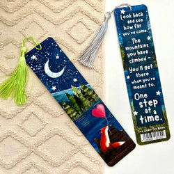 Fox Bookmark - Fox Under the Moon