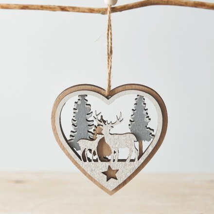 Woodland Heart Scene Hanger