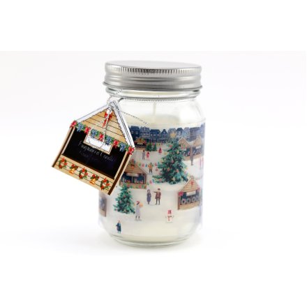 Christmas Market Jar Candle