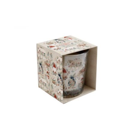 Christmas Folk Boxed Candle