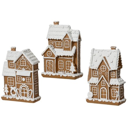 Snow-Topped Gingerbread House