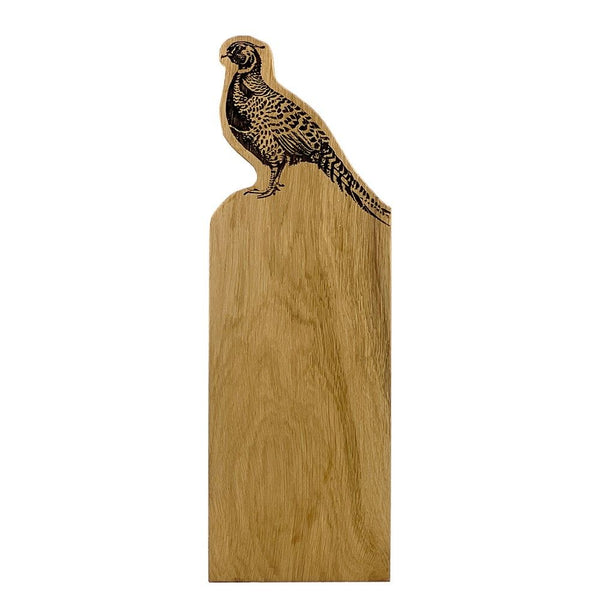 Etched Pheasant Framed Serving Board