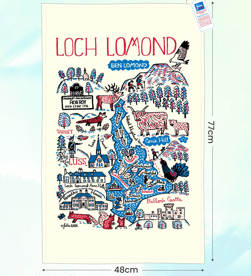 Loch Lomond Tea Towel