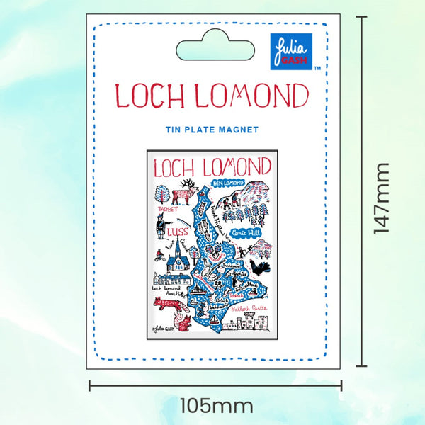 Loch Lomond Tin Plate Fridge Magnet