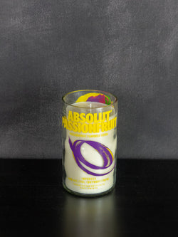 Absolut Passionfruit Vodka Bottle Candle