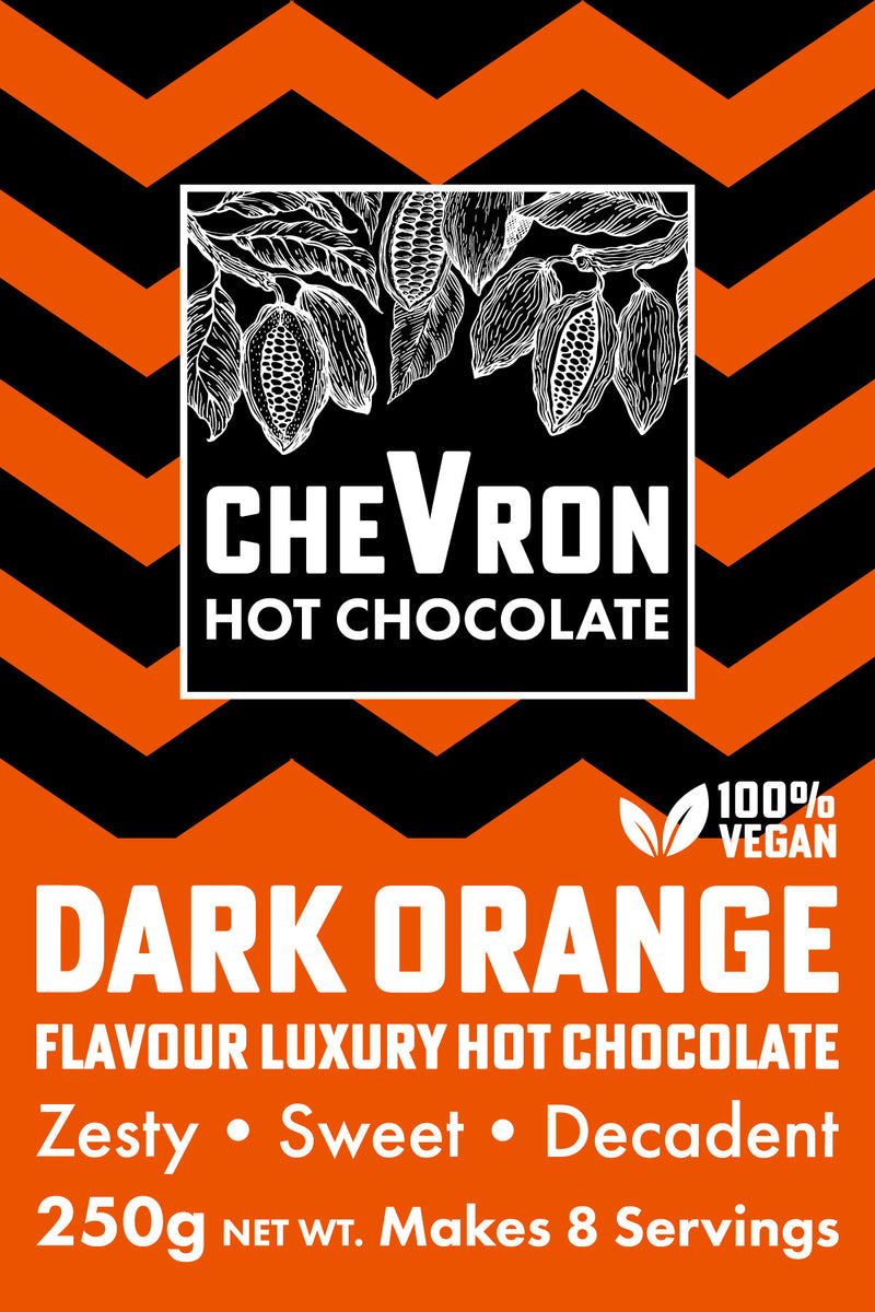 Dark Orange Hot Chocolate by Chevron Hot Chocolate