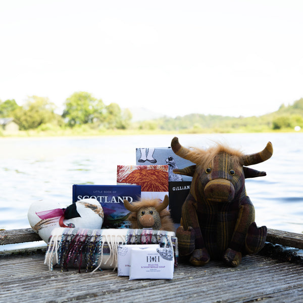 Scottish gifts, highland cows, Scottish Soap and books about Scotland