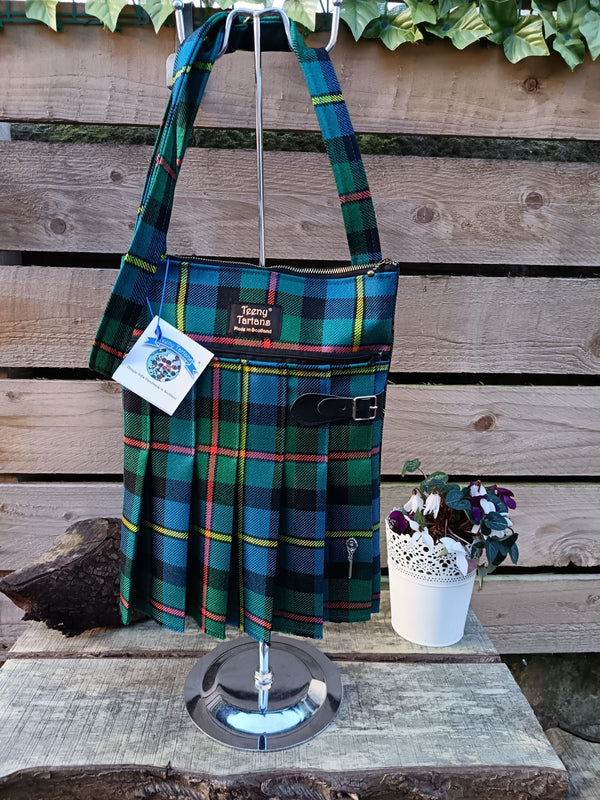 Green Tartan Kilt Bag