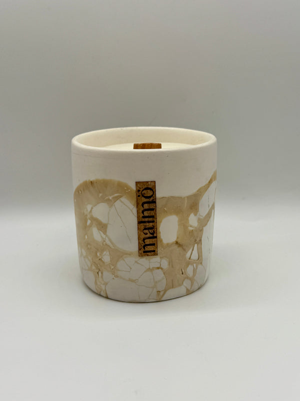 Natural & Beige Candle