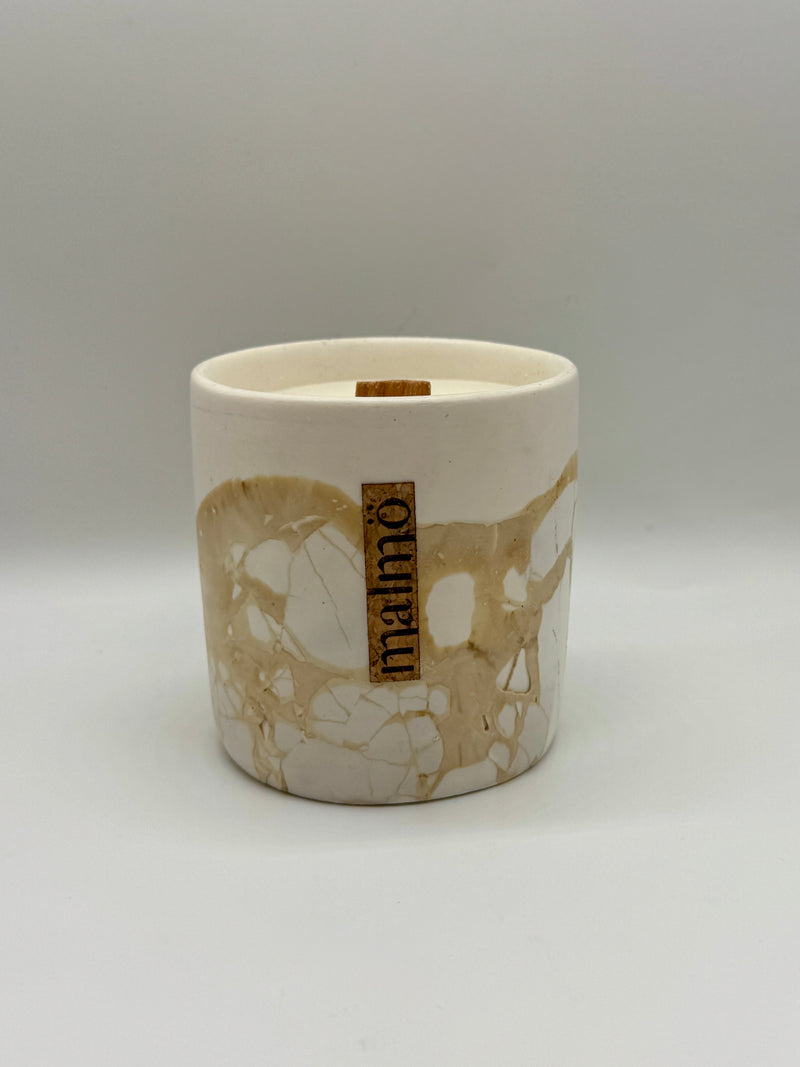 Natural & Beige Candle