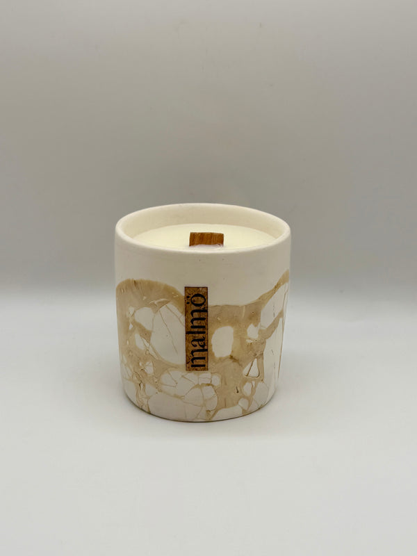 Natural & Beige Candle