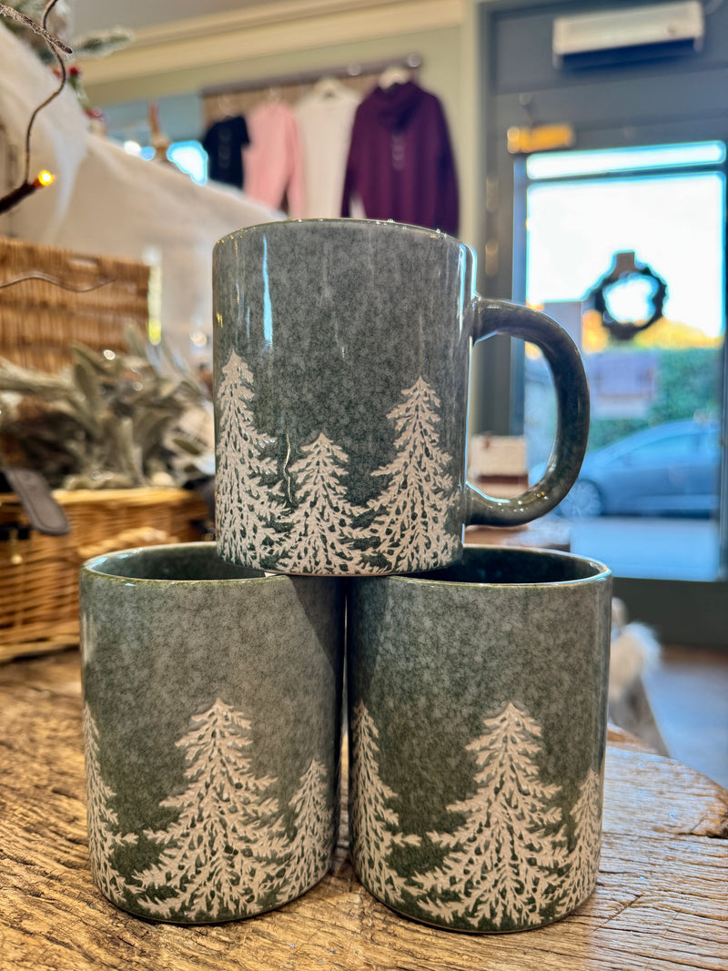 Woodland Frosted Tree Mug