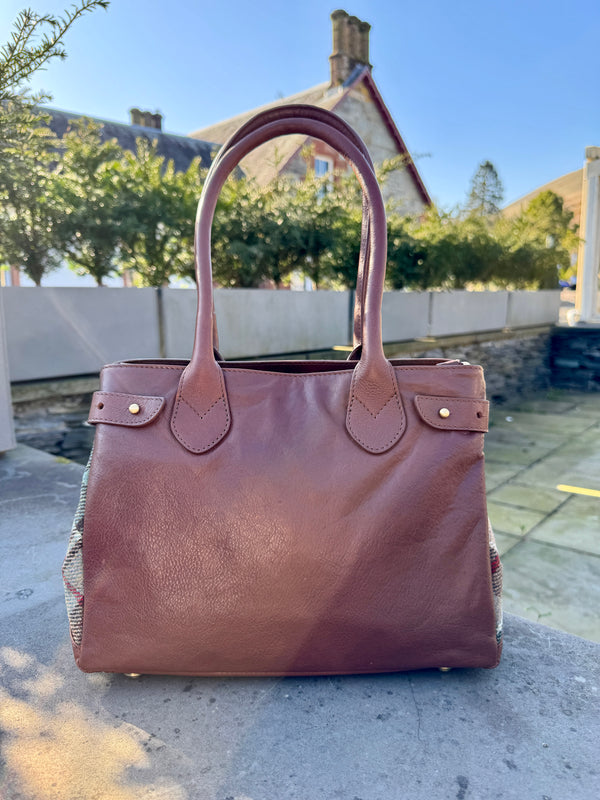 Ella Bag in Weathered Colquhoun Tweed & Leather