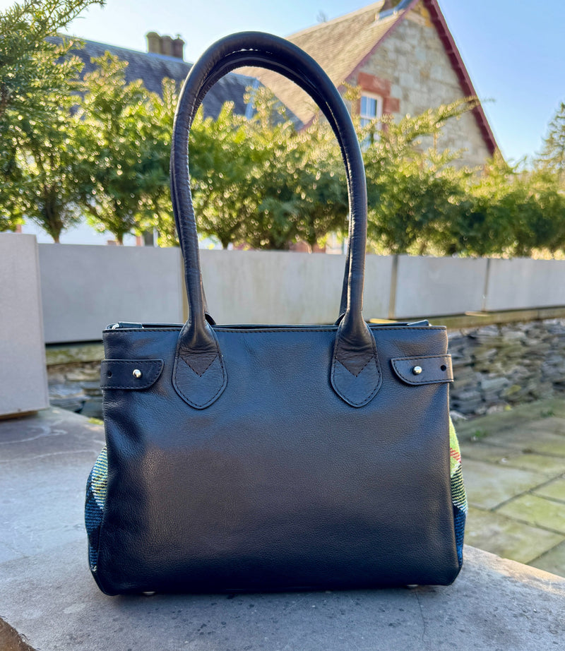 Ella Bag in Ancient Colquhoun Tweed & Leather