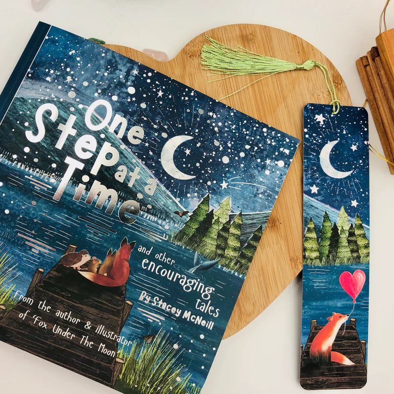 Fox Bookmark - Fox Under the Moon