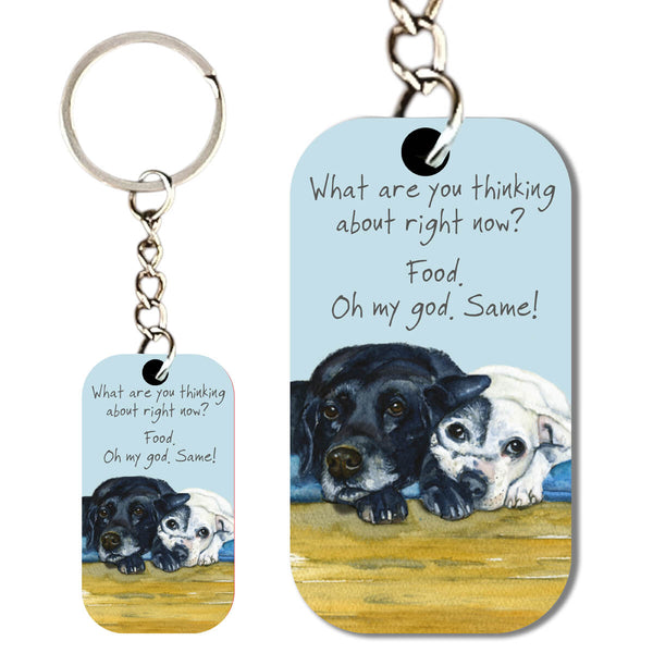 Thinking Food - Keyring