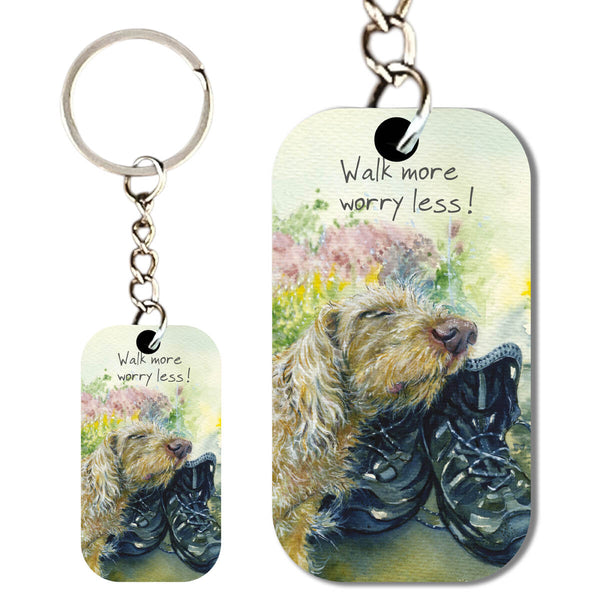 Walk More - Keyring