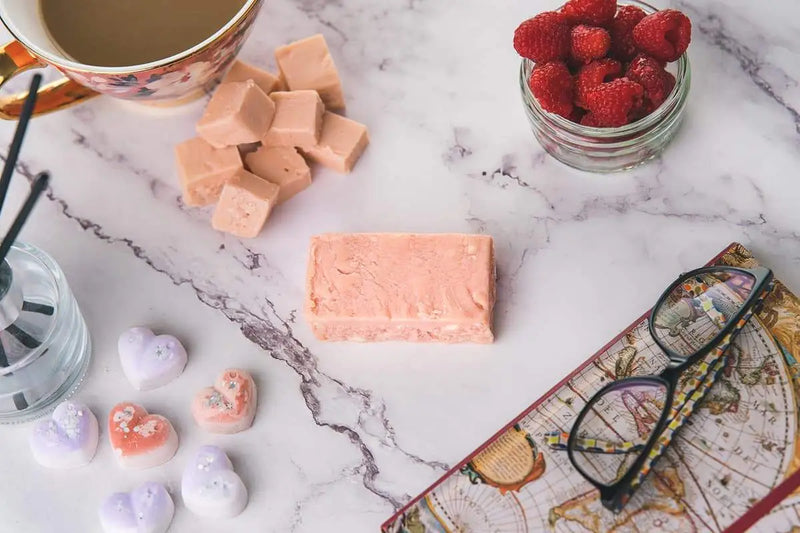 Raspberry Pavlova Fudge by The Ochil Fudge Pantry