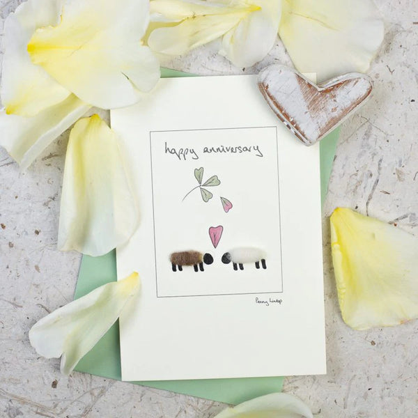 Sheep Anniversary Card
