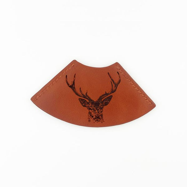 Stag Leather Corner Bookmark