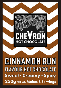 Cinnamon Bun Hot Chocolate by Chevron Hot Chocolate