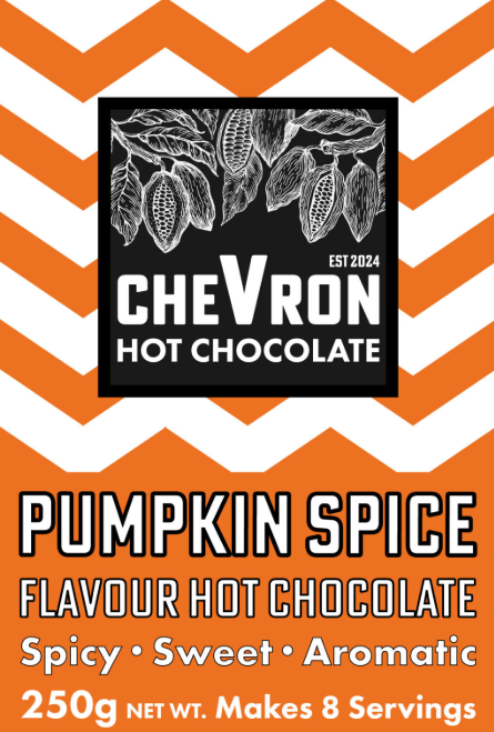 Pumpkin Spice Hot Chocolate by Chevron Hot Chocolate