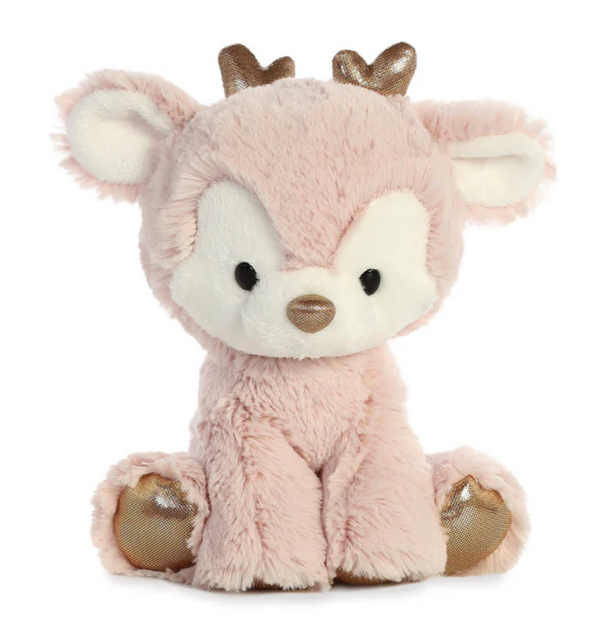 Glitzy Tots Pink Reindeer