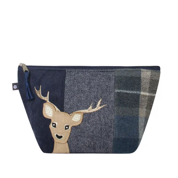 Deer Patchwork Make Up Bag