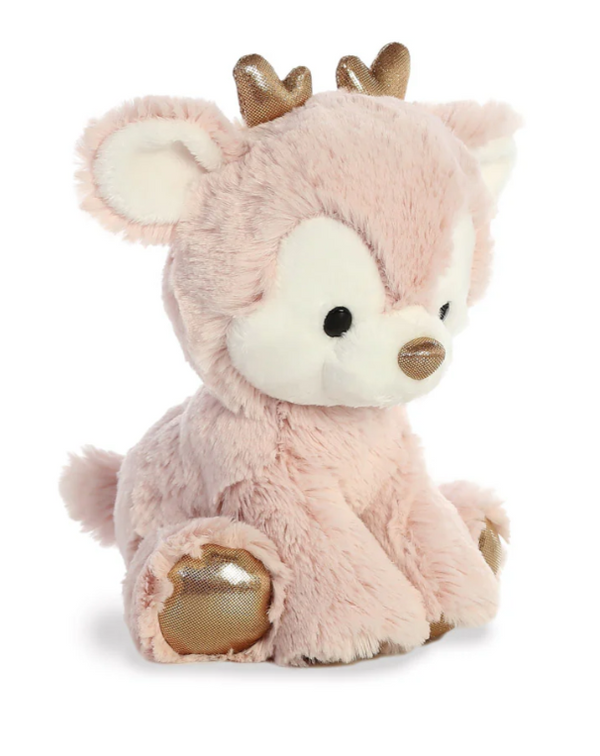 Glitzy Tots Pink Reindeer