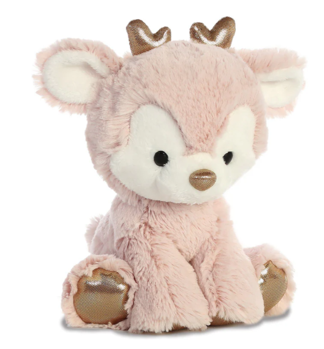 Glitzy Tots Pink Reindeer