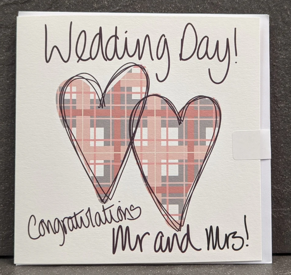 Wedding Day - Mr & Mrs Greetings Card