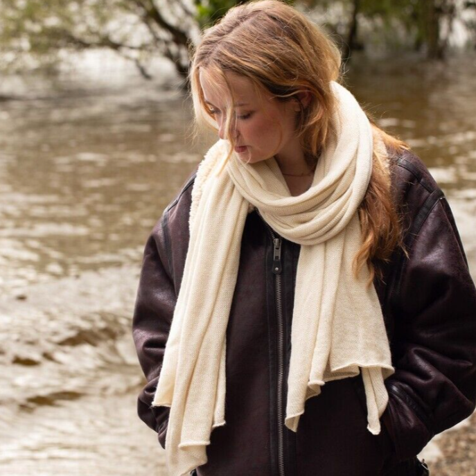 Alpaca Jersey Scarf
