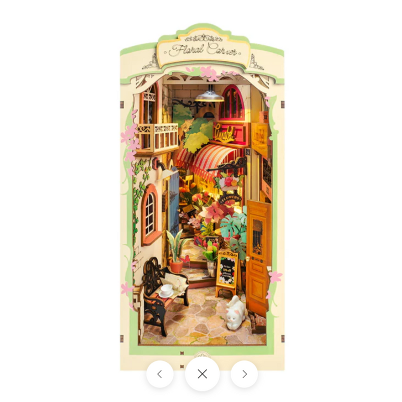 Floral Corner DIY Booknook