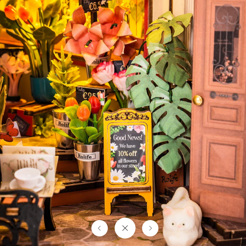 Floral Corner DIY Booknook