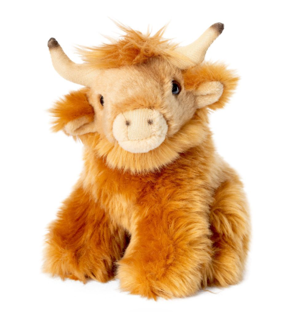 Shaggy Living Nature Small Highland Cow Soft Toy