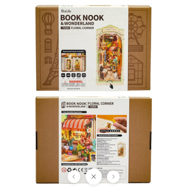 Floral Corner DIY Booknook