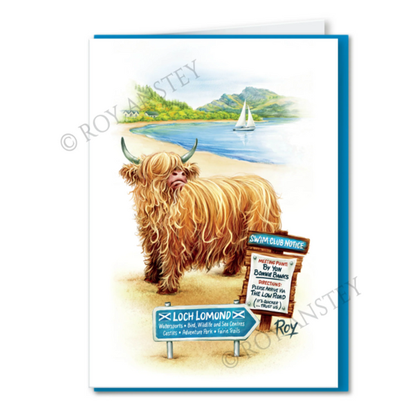 Loch Lomond Rambling Coo Card