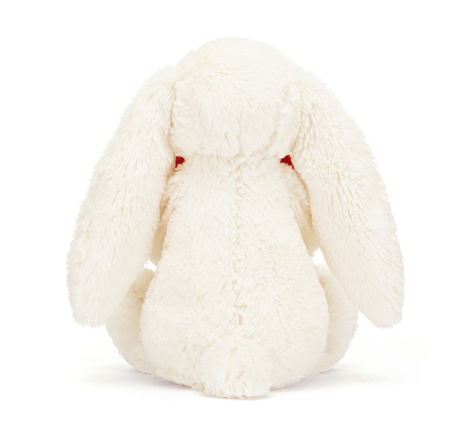 Bashful Red Love Heart Bunny