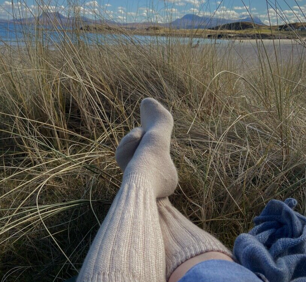 Cosy Alpaca Socks by Samantha Holmes